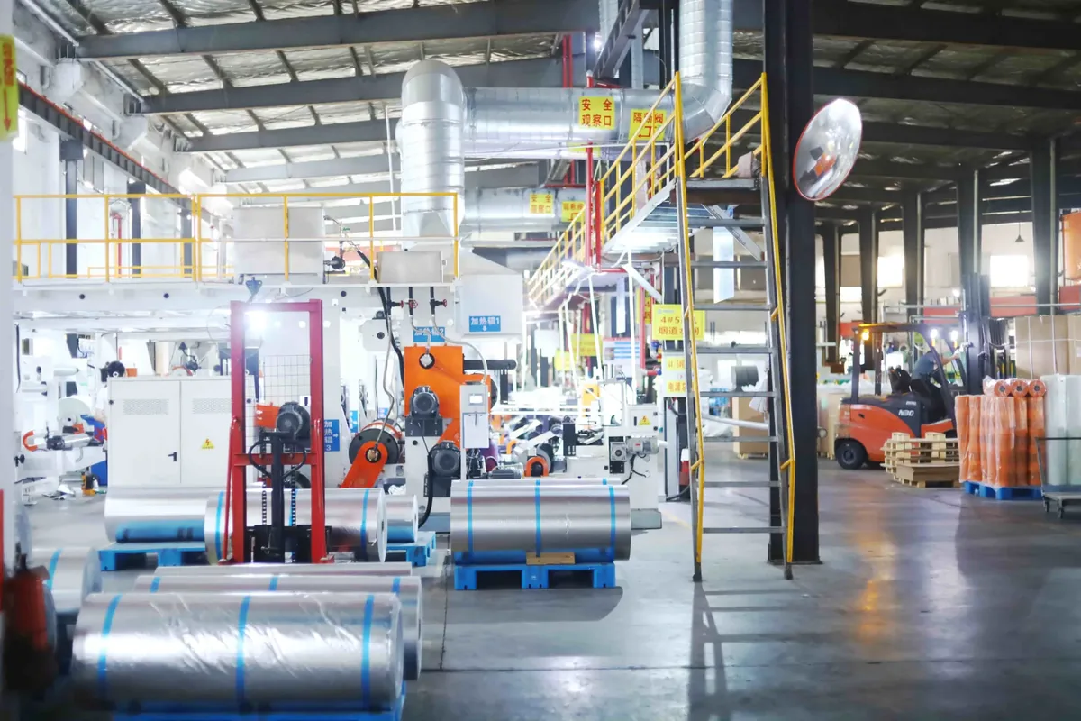 Laminating coating production line